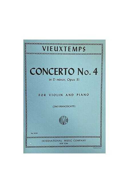 Vieuxtemps, Concerto No. 4 in D Minor for Violin & Piano (IMC)