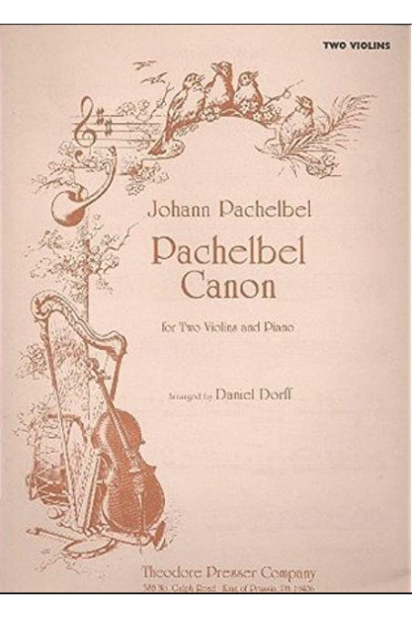 Pachelbel arr. Dorff, Canon for Two Violins and Piano (Presser)
