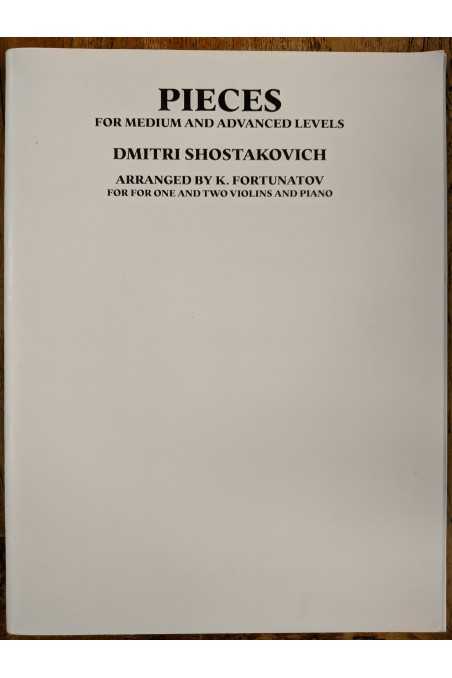 Shostakovich Pieces For 1 Violin Or 2 Violins And Piano (LudwigMusic)