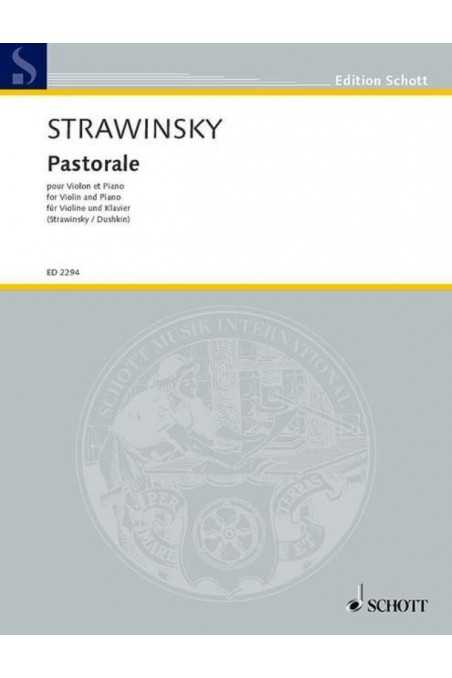Stravinsky, Pastorale Violin/Piano ( Schott)