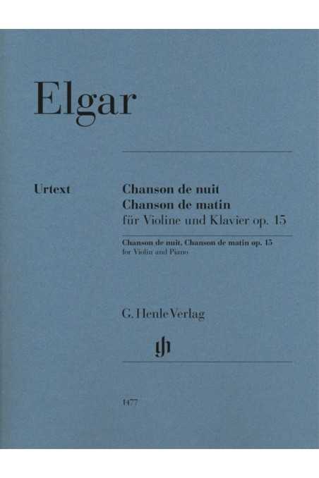 Elgar, Chanson De Matin for Violin/Piano Op15 (Henle)