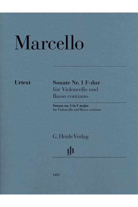 Marcello, Sonata No1 F major for Cello/ Basso Continuo (Henle)