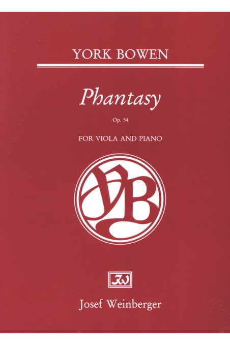 Bowen, Phantasy for Viola and Piano (Weinberger)
