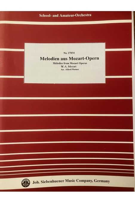 Mozart arr. Pfortner, Melodies from Mozart Operas for Orchestra Gr 3.5 (Siebenheuner)