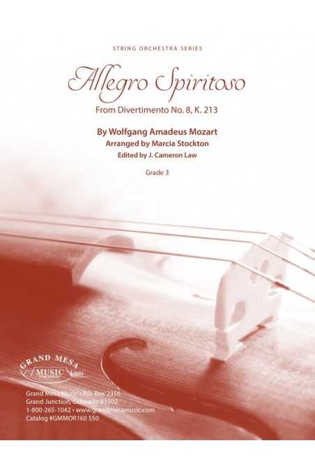 Mozart arr. Stockton, Allegro Spiritoso Score and Parts for String Orchestra Gr. 3 (GMM)