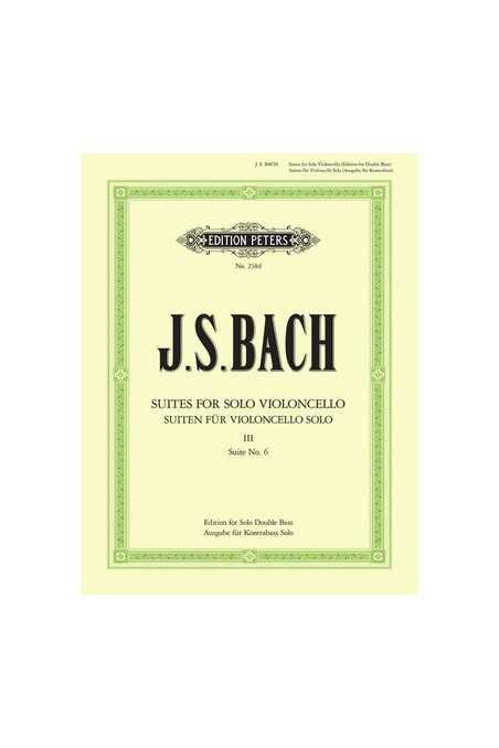 Bach, Cello Suite No. 6 arranged for Double bass