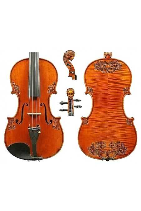 Gliga Vasile 4/4 Violin with Lady's Head Scroll (Instrument Only)