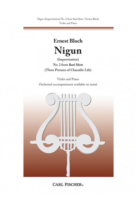 Bloch Nigun for Violin from Baal Shem (Fischer)
