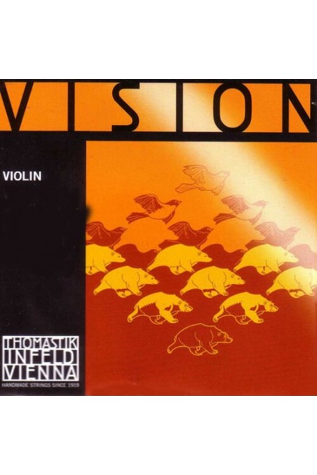 Vision Violin D Silver String -Please Choose a Size