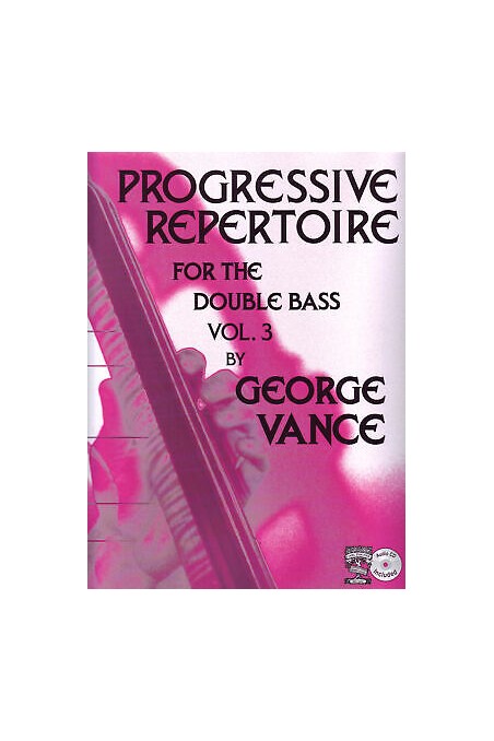 Vance, Progressive Repertoire For Double Bass Bk 3