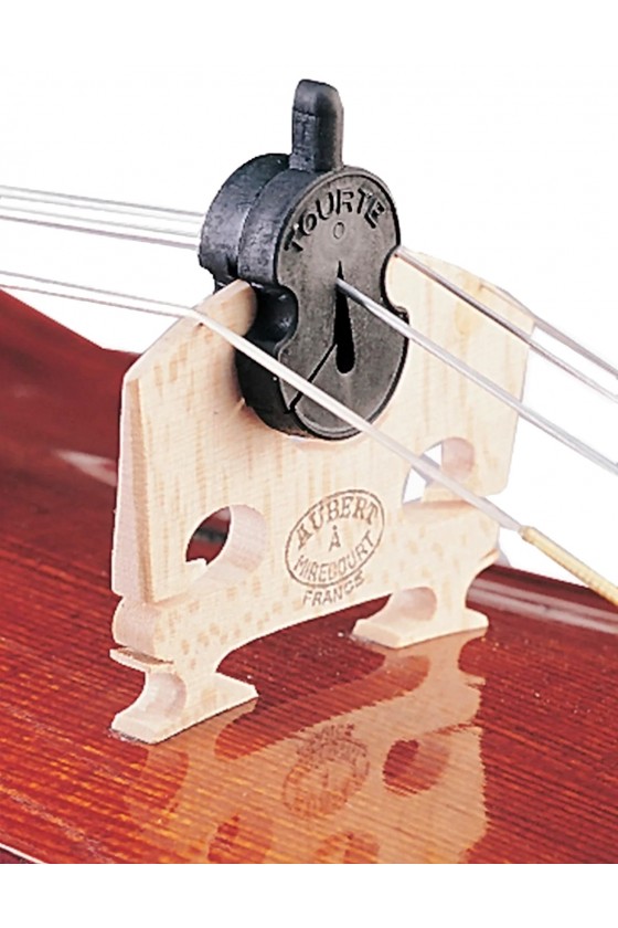 Violin Shape Single Hole Cello Rubber Mute