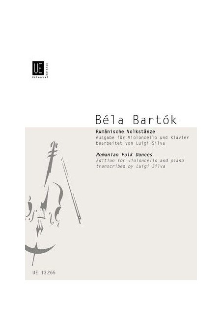 Bartok, Romanian Folk Dances For Cello (Universal)
