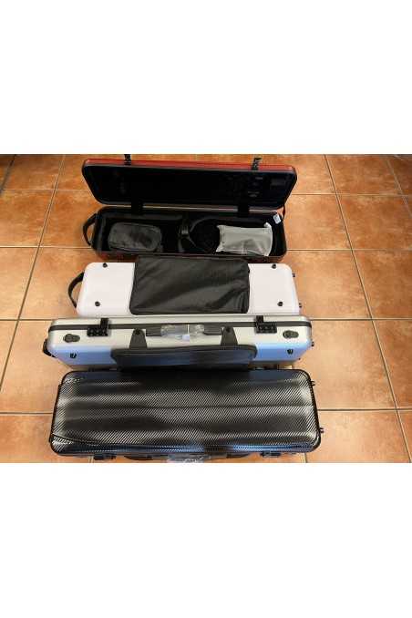 Polycarbonate Oblong 4/4 Violin Cases with Sheet Music Pocket