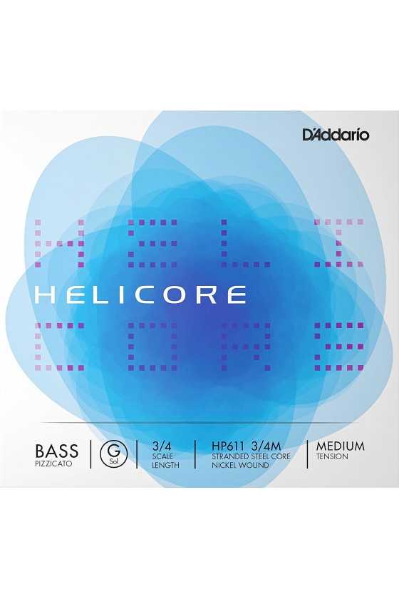 Helicore Pizzicato Bass G string 3/4 by D'Addario