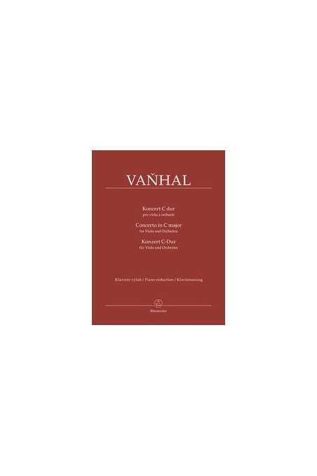 VanHal, Concerto in C major for Viola and Orchestra (Barenreiter)