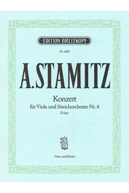 A. Stamitz, Viola Concerto No. 4 In D Major (Breitkopf & Härtel)