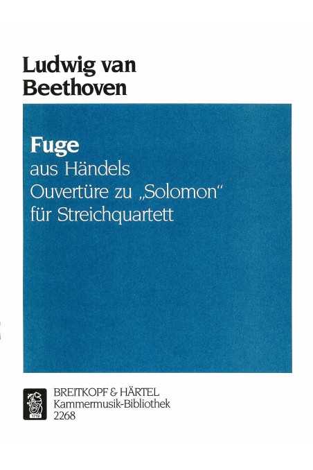 Beethoven Fugue on Handel's Overture to 'Solomon' (Breitkopf & Härtel)