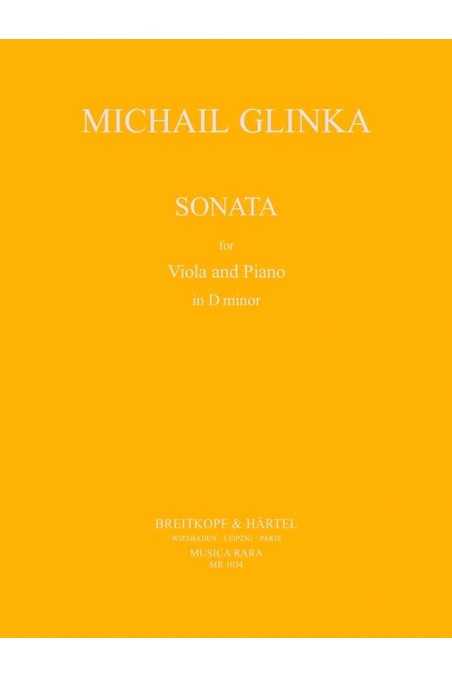 Glinka, Sonata In D Minor For Viola And Piano (Breitkopf & Härtel)