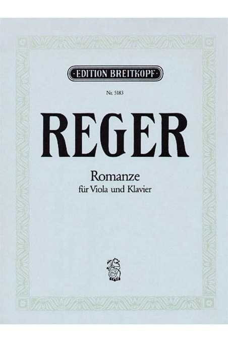 Reger Romance In G Major WoO 11/10 For Viola (Breitkopf & Härtel)