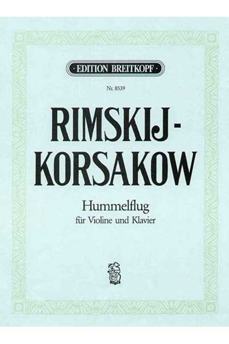 Rimsky-Korsakov, Bumble Bee for violin and Piano (Breitkopf & Härtel)