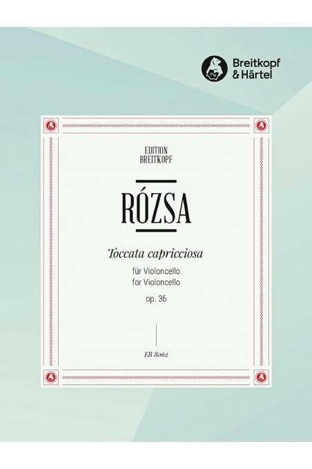 Rozsa, Toccata Capricciosa op.36 for violoncello (Breitkopf & Härtel)