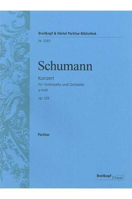 Schumann, Concerto For Cello In A Min (Breitkopf & Härtel)