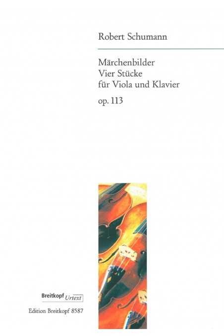 Schumann, Marchenbilder For Viola (Breitkopf & Härtel)