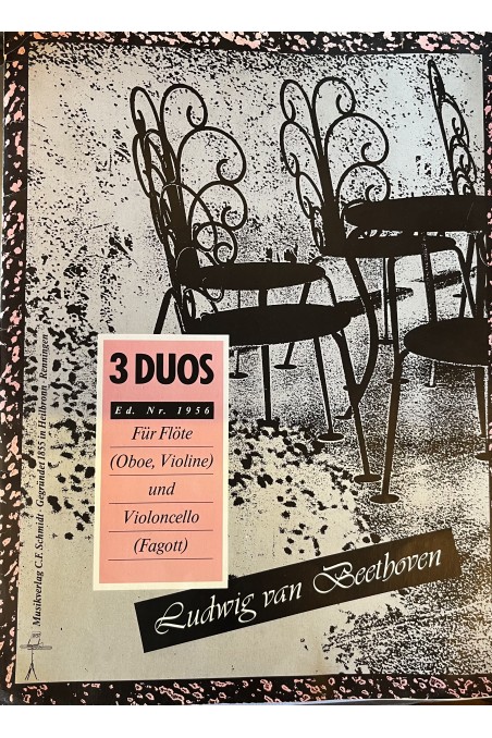 Beethoven, 3 Duos for Violin and Cello (Schmidt)
