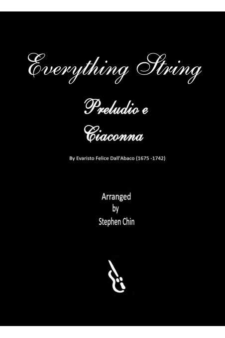 Preludio And Ciaconna By Dall’Abaco Arr. Stephen Chin