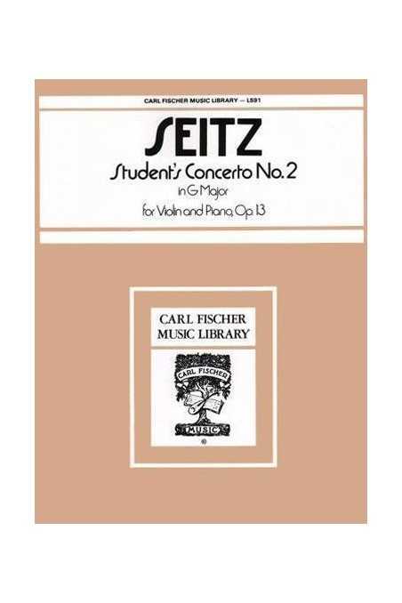 Seitz, Student Concerto Major Op13 For Viola