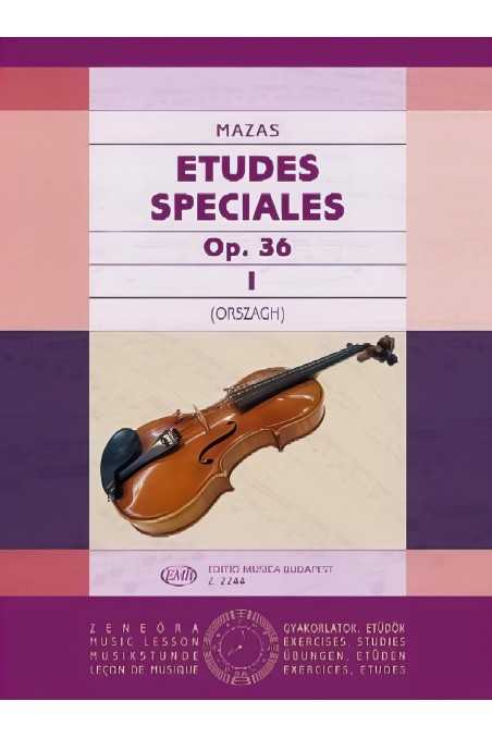 Mazas Etudes Speciales Opus 36 Book 1 For Violin (EMB)