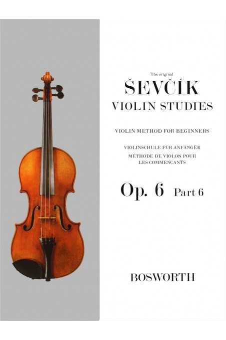 Sevcik, Op. 6 Part 6 for Violin