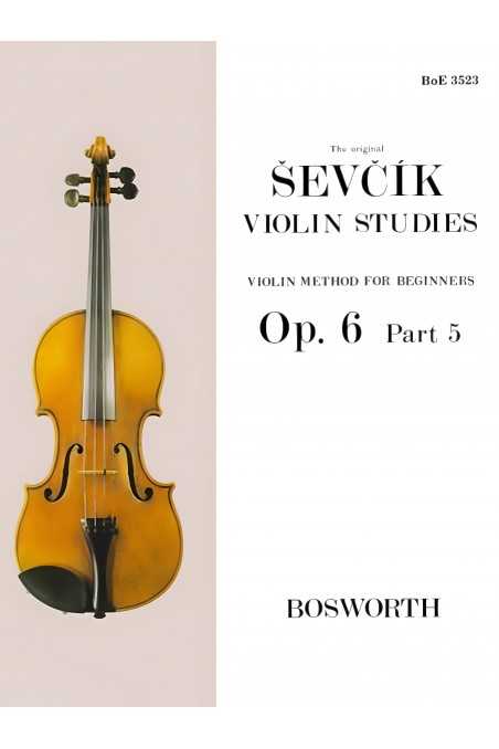 Sevcik, Op. 6 Part 5 For Violin