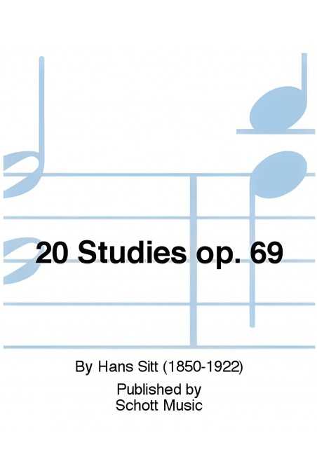 Sitt, 20 Studies Op. 69 for Violin (Schott)