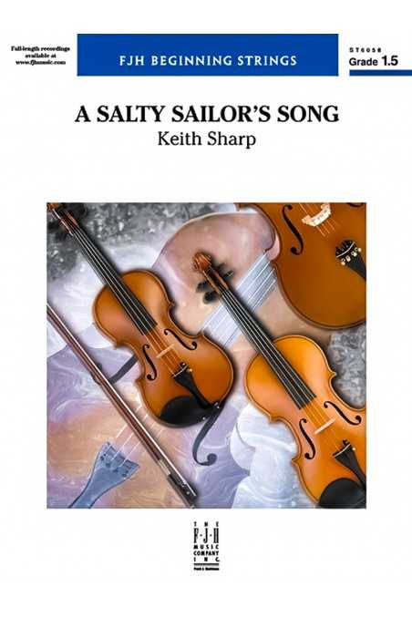 Sharp, A Salty Sailor's Song (Grade 1.5) For String Orchestra