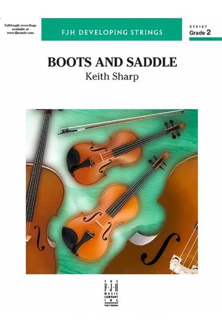Sharp, Boots And Saddle (Grade 2) For String Orchestra