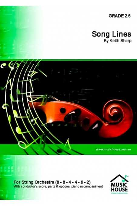 Sharp, Song Lines For String Orchestra (Level 2.5)