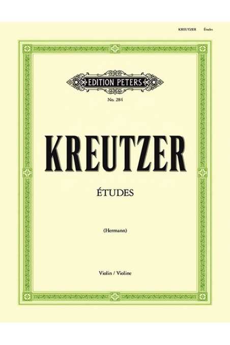 Kreutzer 42 Studies/Etudes For Violin (Peters)