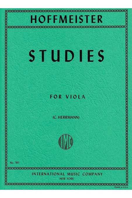 Hoffmeister, Studies For Viola (IMC)