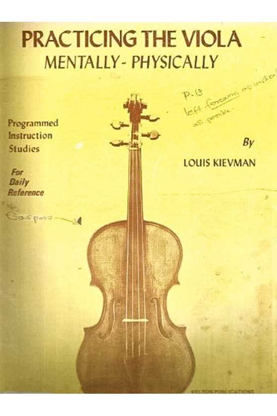 Kievman, Practicing The Viola Mentally & Physically