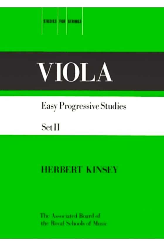 Kinsey, Easy Progressive Studies For The Viola Bk 2