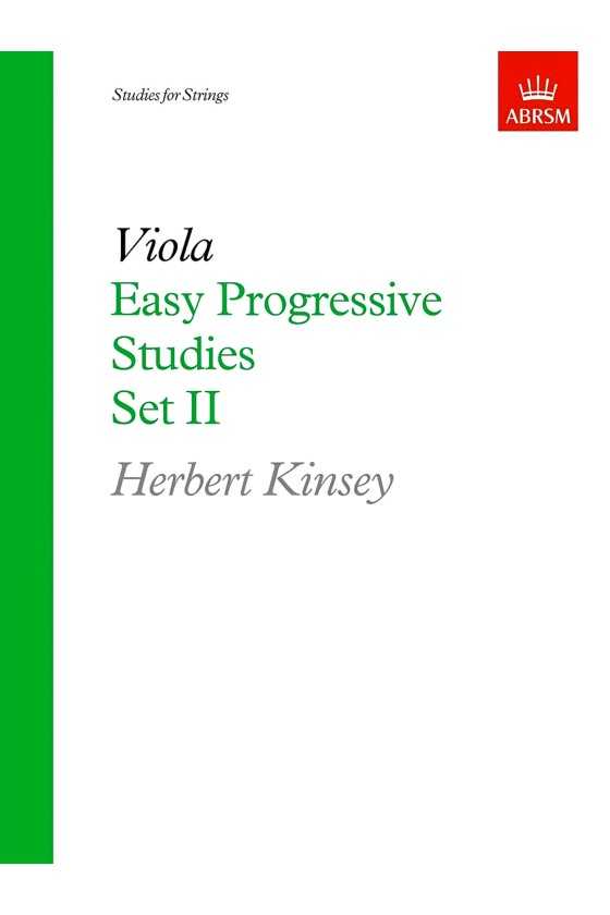 Kinsey, Easy Progressive Studies For The Viola Bk 2