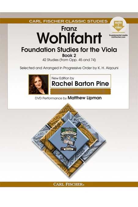 Wohlfahrt Foundation Studies Bk 2 with DVD For Viola (Fischer)