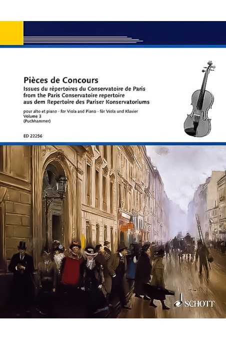 Pieces de Concours Volume 3 for Viola/Piano