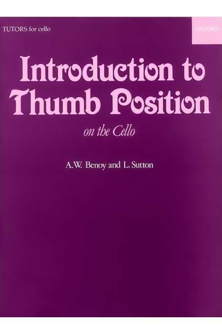 Benoy, Introduction To Thumb Position For Cello (Oxford)