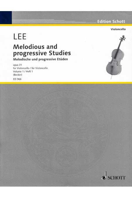 Lee, Melodious and Progressive Studies for Cello Vl 1 (Schott)