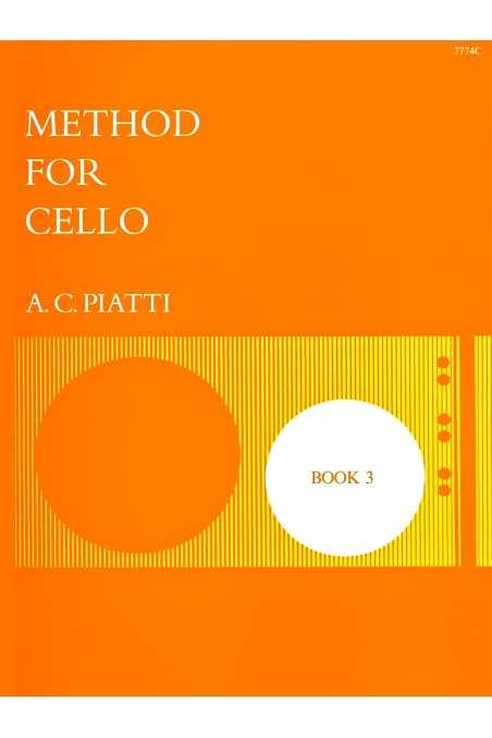 Piatti, Method For Cello Bk 3 (Stainer And Bell)