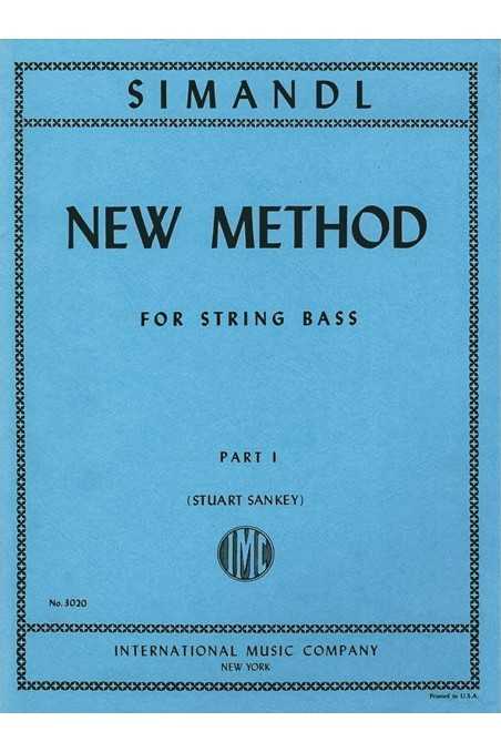 Simandl, New Method Part 1 For Double Bass (IMC)