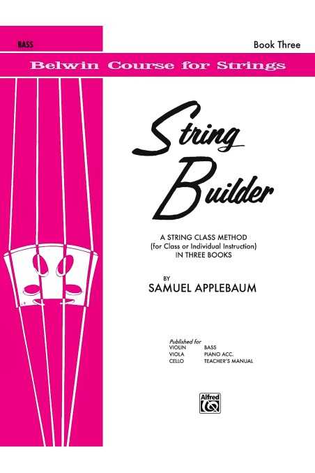 Applebaum String Builder Book 3 for Double Bass (Belwin)