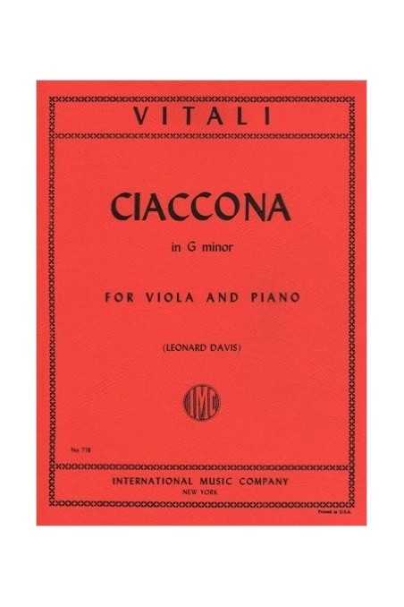 Vitali Ciaccona in G minor for Viola (IMC)